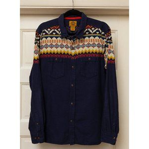 Men's Long Sleeve Southwest Button Down Shirt